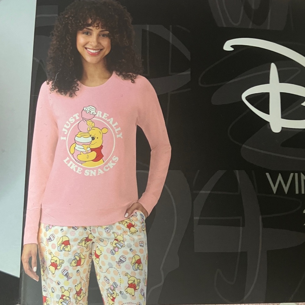 Disney Winnie the Pooh Pink Pajama Set